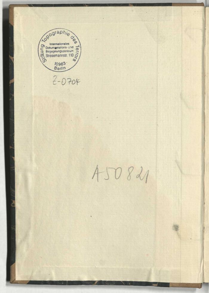 - (Zentralstelle für Wissenschaftliche Altbestände), Von Hand: Nummer; 'A50821
'. 