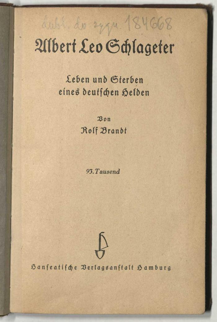 -, Von Hand: ; 'dubl. der zugn. 184668
'