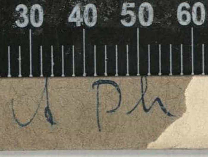 -, Von Hand: Signatur; 'A. Ph 34
'