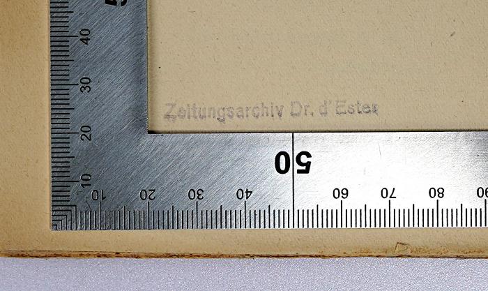 L 387 : Deux grands journalists: Montalembert et Louis Veuillot (1914);- (d'Ester, Karl), Stempel: Name; 'Zeitungsarchiv Dr. d'Ester'. 