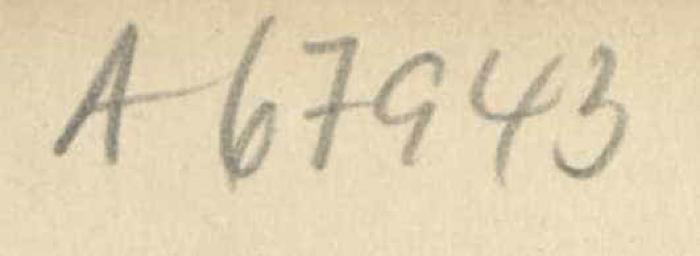 -, Von Hand: Signatur; 'A 67943
'