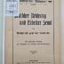 1971 A 19929 (Slg. Sozialistica): Deutscher Reichstag und Lübecker Senat oder Reichsrecht geht vor Landrecht : ein lehrreicher Beitrag zur Geschichte der deutschen Arbeiterbewegung (1900)