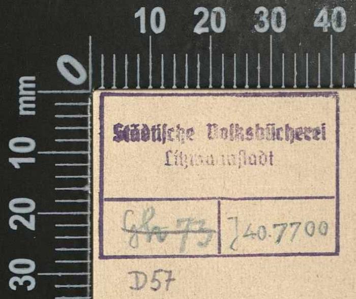 -, Von Hand: Signatur; 'Gh 73'