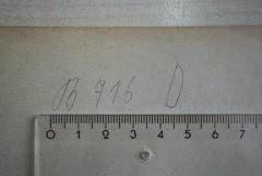 - (Sozialwissenschaftliche Studienbibliothek (Wien)), Von Hand: Signatur; 'B 716 D'. 