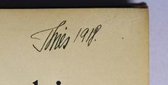 -, Von Hand: Autogramm, Name, Datum; 'Thies 1918.'