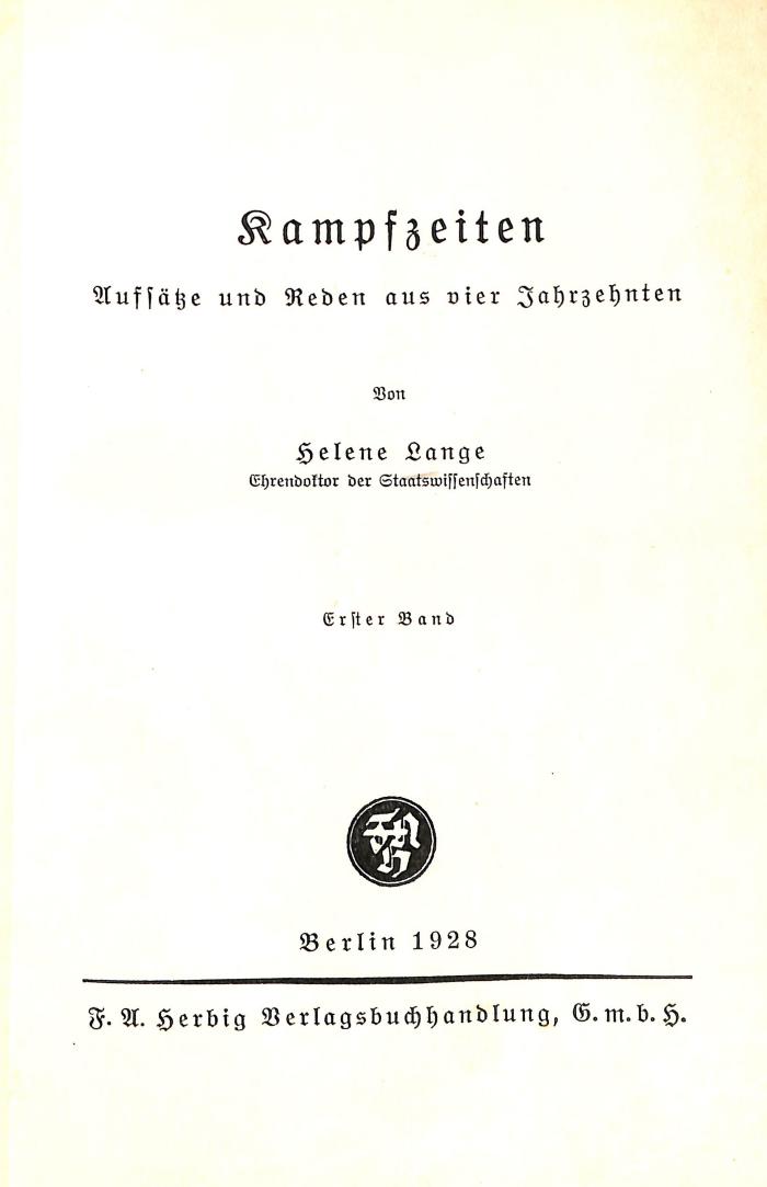 00/15986 Bd. 1 : Kampfzeiten (1928)
