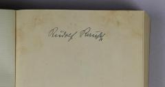 - (Rausch, Rudolf), Von Hand: Autogramm, Name; 'Rudolf Rausch'. 