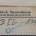 - (Allgemeiner Deutscher Gewerkschaftsbund. Ortsausschuß Berlin. Bibliothek Sassenbach), Von Hand: Signatur; 'G X b 178'. 