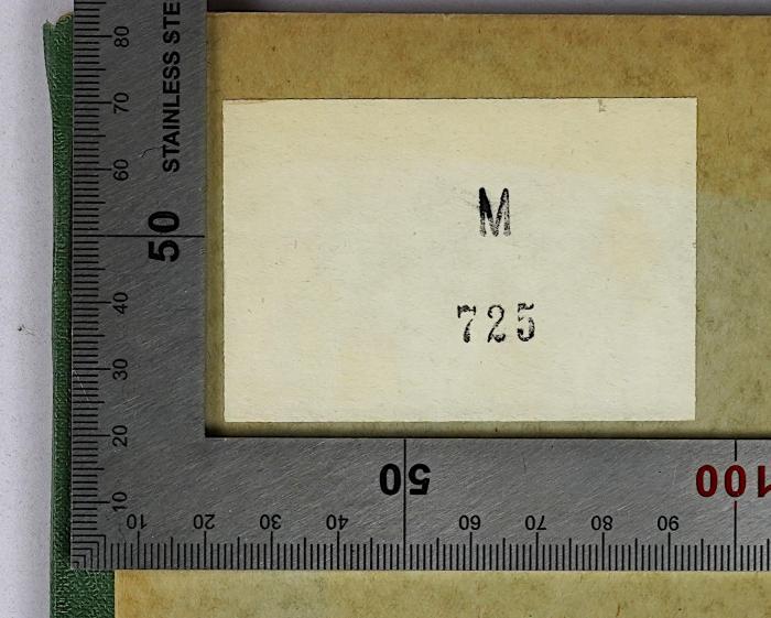 M 725 : Klassenkampf gegen den Krieg (1915);-, Überklebt: ; '[...]'