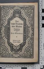  Der letzte Deutsche von Blatna. Erzählung aus Böhmen (ca. 1910)