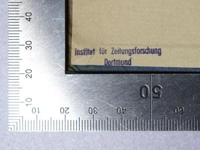 M 690b : Das Vorspiel (1924);- (Institut für Zeitungsforschung Dortmund;Westfälisch-Niederrheinisches Institut für Zeitungsforschung Dortmund), Stempel: Name, Berufsangabe/Titel/Branche, Ortsangabe; 'Institut für Zeitungsforschung Dortmund'. 