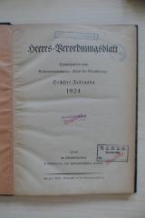 Z 23-6.1924 (2. Ex.) : Heeres-Verordnungsblatt. – 6. (1924) (1924)