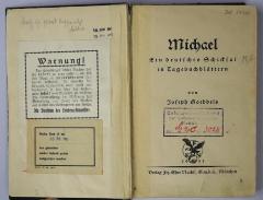 M 756 : Michael, ein deutsches Schicksal in Tagebuchblättern (1933)