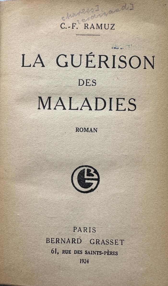 Ct 1543: La Guérison des Maladies (1924)