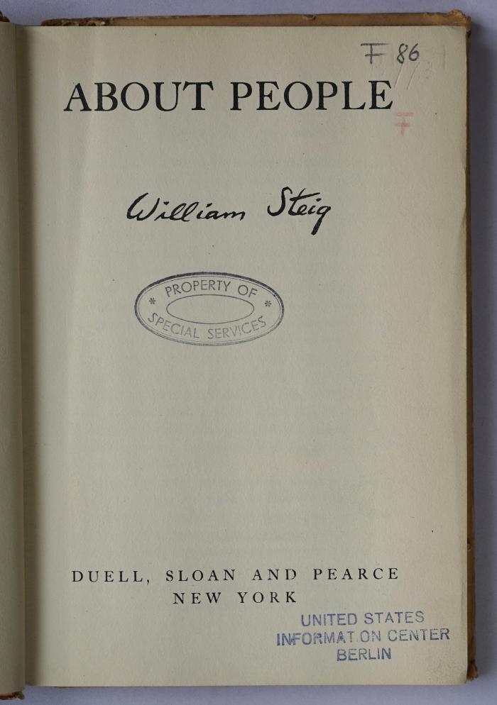 F 86 : About People (1939)