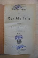 F 95a-28 (1907) : Statistisches Jahrbuch für das Deutsche Reich. – 28. 1907.  (1907)