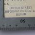 - (United States Information Center Berlin), Stempel: Name, Ortsangabe; 'United States Information Center Berlin'.  (Prototyp)