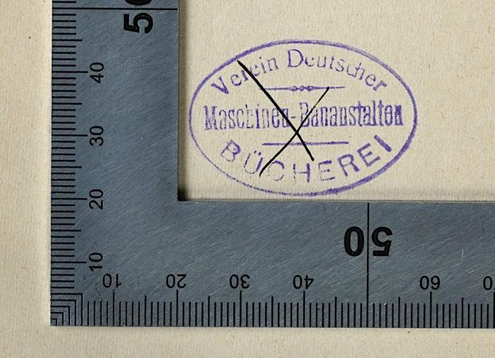 J 25 : Völkerbund und Presse (1928);- (Verein Deutscher Maschinen-Bauanstalten), Stempel: Berufsangabe/Titel/Branche; 'Verein Deutscher Maschinen-Bauanstalten Bücherei'. 