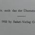 Cm 1436 2. Ex.: Ali Moçambique : Bilder aus dem Leben eines schwarzen Fabeldichters (1922)