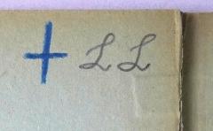 G46 / 1610 (Öffentliche Wissenschaftliche Bibliothek), Von Hand: Zeichen; '+ LL / (LL)'.  (Prototyp)