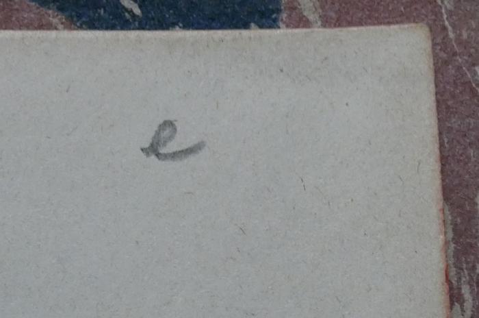 Bm 401: Explorations du Zambése et de ses Affluents et Découverte des Lacs Chiroua et Nyassa (1866);- (unbekannt), Von Hand: ; 'e'. 