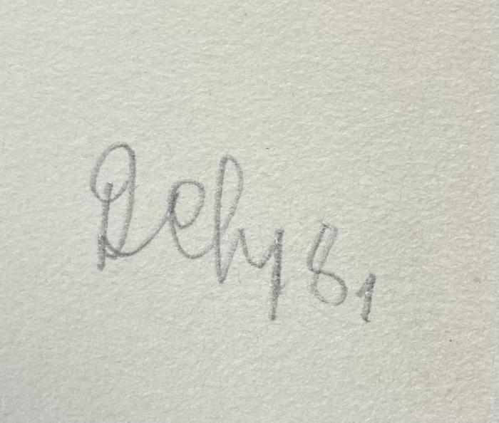 - (unbekannt;Jagow, Herbert), Von Hand: Nummer, Notiz, Signatur; 'Rel. ##'.  (Prototyp)