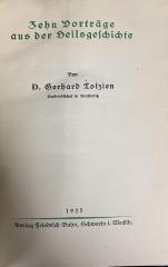 00/13497 Bd. 1 : Zehn Vorträge aus der Heilsgeschichte (1925)