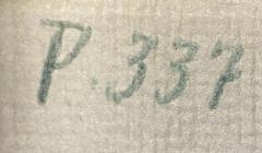 - (Offenbach Archival Depot), Von Hand: Nummer; 'P. ###'.  (Prototyp)