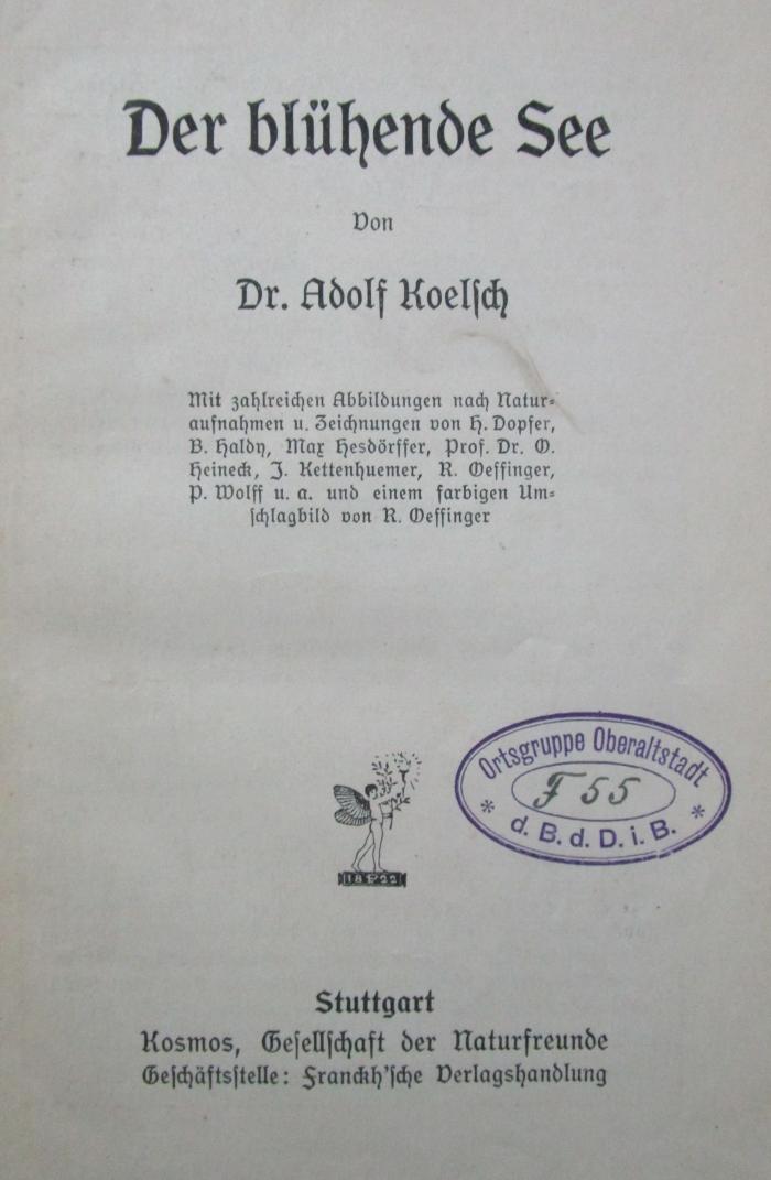 X 3625 2.Ex.: Der blühende See (1913)