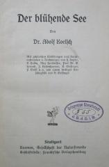 X 3625 2.Ex.: Der blühende See (1913)