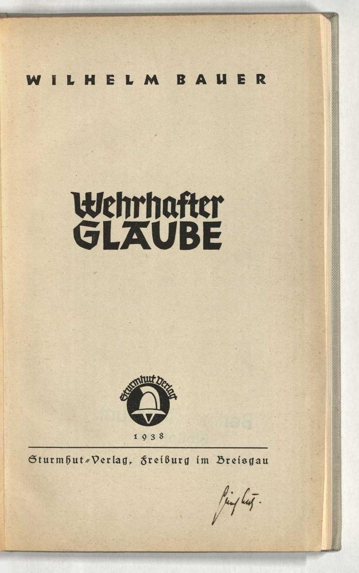 Z-1114 : Wehrhafter Glaube (1938)