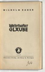 Z-1114 : Wehrhafter Glaube (1938)