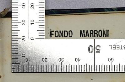 Bg 591 : Lettere di Politica e Letteratura (1855);- (Biblioteca Comunale Augusta (Perugia);Fondo Marroni), Stempel: Name; 'Fondo Marroni'.  (Prototyp)