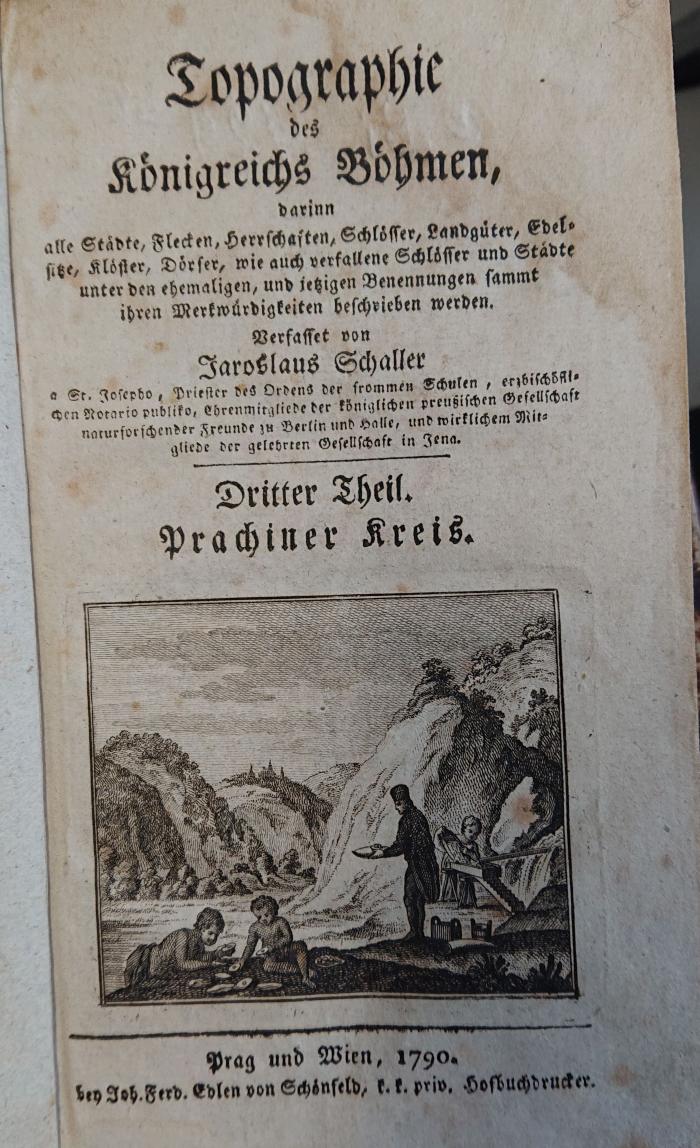 Bi 1124 3.4.: Topographie des Königreichs Böhmen. Dritter - Vierter Theil. (1790)