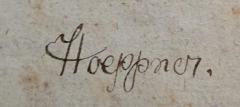 - (Hoeppner, [?]), Von Hand: Autogramm, Name; 'Hoeppner.'. 