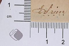 - (Frien[?], E.), Von Hand: Autogramm; 'E. Frien[?]'. 