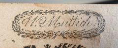 - (Muttich, W.), Stempel: Name; 'W. Muttich'.  (Prototyp)