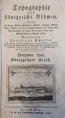 Bi 1124 15.16.: Topographie des Königreichs Böhmen. Fünfzehnter - Sechzehnter Theil. (1790)