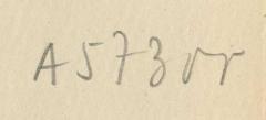 - (Zentralstelle für Wissenschaftliche Altbestände), Von Hand: Nummer; 'A 57300
'. 