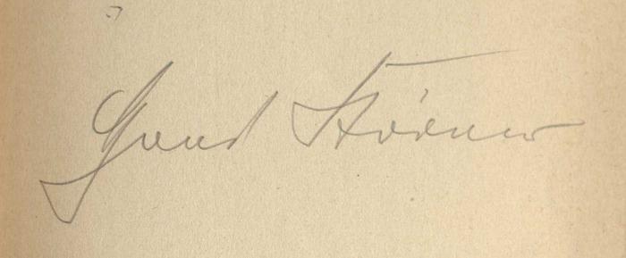 -, Von Hand: Autogramm