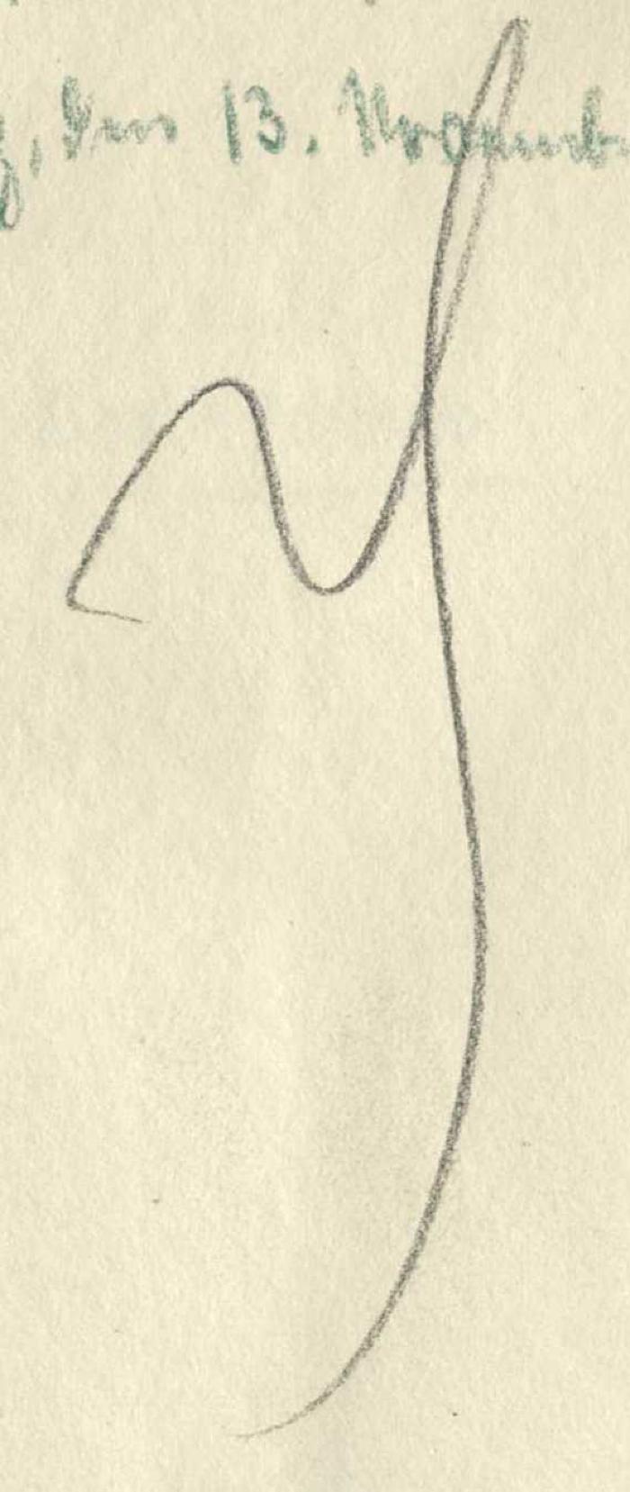 -, Von Hand: Besitzwechsel: Doublette; 'D'