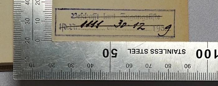 D 54 Wir : Wir zogen gegen Polen. Kriegserinnerungswerk des VII. Armeekorps (1940);-, Stempel: Datum, Nummer; 'Beschafft laut Zugangsliste lfd. Nr. 1111 am 30.12.1939'