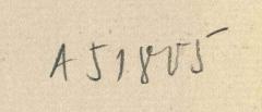- (Zentralstelle für Wissenschaftliche Altbestände), Von Hand: Nummer; 'A 51805'. 
