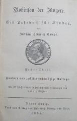 III 8496 aab: Robinson der Jüngere : Ein Lesebuch für Jüngere (1888)