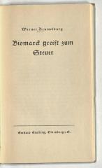 Z-1915 : Bismarck greift zum Steuer (1932)