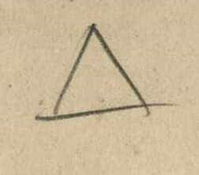 -,  Zeichen'[Dreieck]'