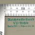 - (Reichsnährstand), Stempel: Name, Ortsangabe, Besitzwechsel; 'Reichsnährstand
VD Archiv
Berlin SW 11, Dessauer Str. 26'.  (Prototyp)