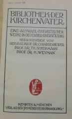 Uk 224 1 2.Ex.: Des Eusebius von Cäsarea ausgewählte Schriften. I. Band.  (1913)