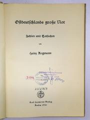 D 072 Rog : Ostdeutschlands große Not (1930)