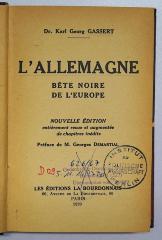 D 09 Gas(2) : L'Allemagne (1939)